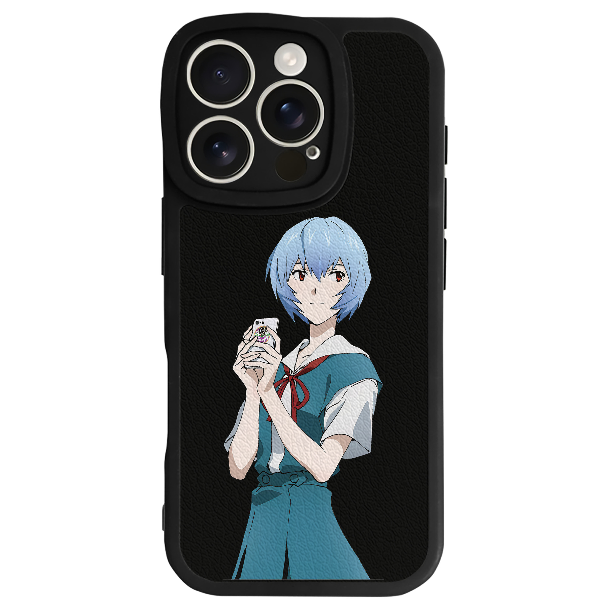 （画像用） EVA 新世紀エヴァンゲリオン 【iPhone 16シリーズ対応】シリコンスマホケース（レザー調） 材質：シリコン